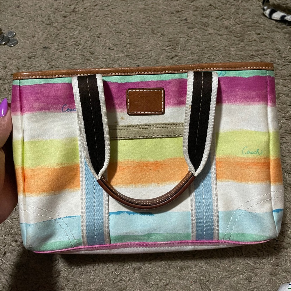 Colorful Coach Purse Y2K